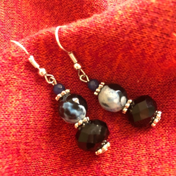 🛍NWOT Natural Stone Earrings - Picture 3 of 4